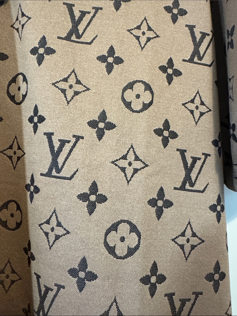 Louis Vuitton Tan and Dark Brown Monogram Polo - Picture 3 of 5